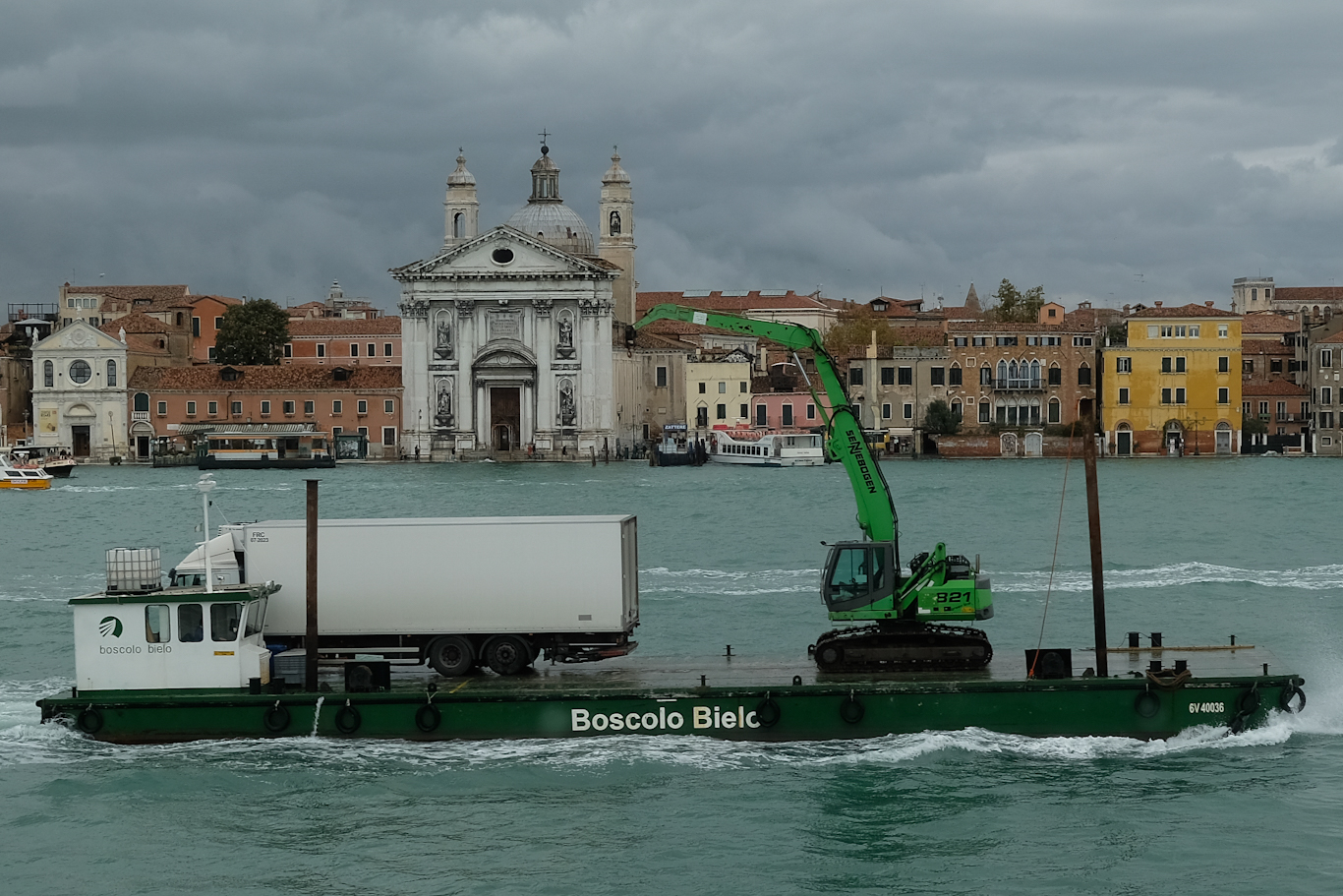 Truck and crane